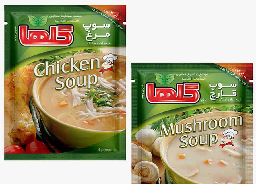 قیمت سوپ نیمه آماده مرغ گلها + خرید باور نکردنی